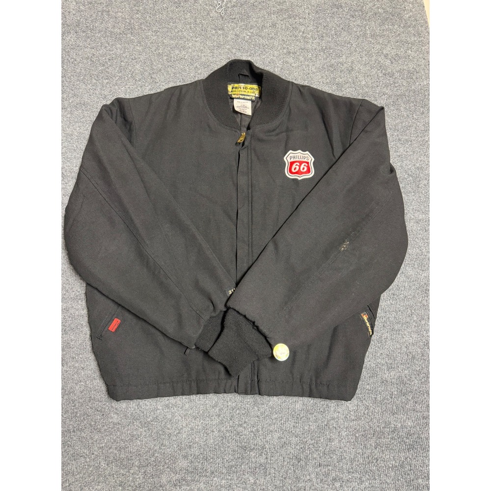 Workrite FR Men's Black Jacket Flame Resistant Size Large